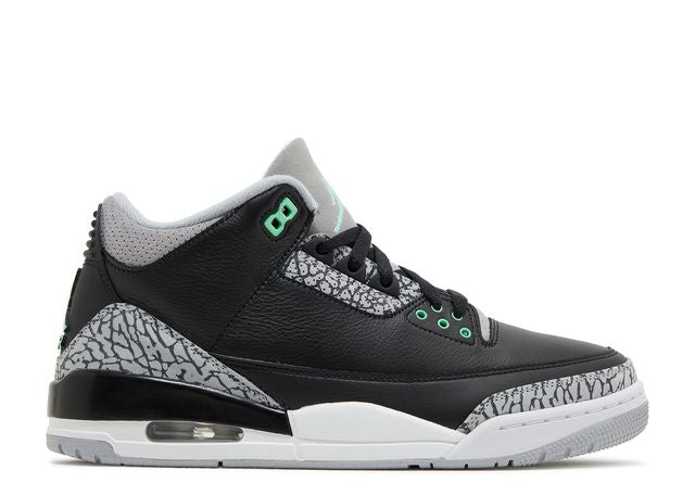 JORDAN 3 RETRO (GREEN GLOW)