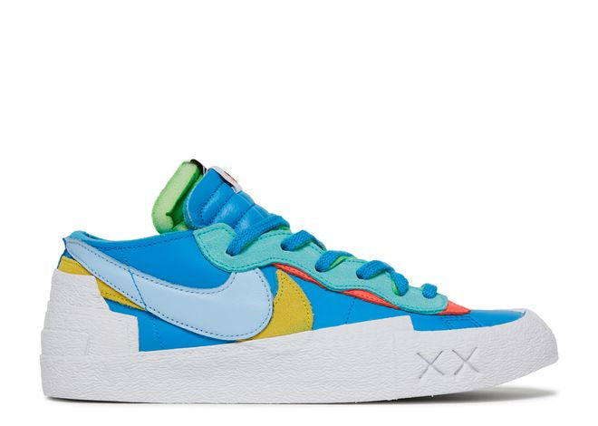 Nike Blazer Low x Sacai x Kaws (Neptune Blue)- Worn