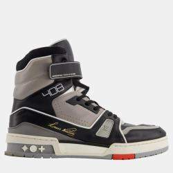 Louis Vuitton 408 Trainer (Black/Orange Grey) Worn