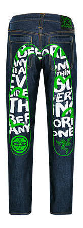 Razer x Evisu Daicock Print with Embroidery Carrot-Fit (Size 34)