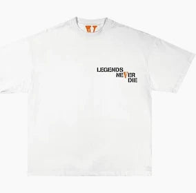 V-Lone Juice Wrld Butterfly Tee White