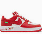 Louis Vuitton Nike Air Force 1 Low (White/Red)