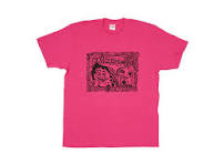 Supreme Faces Tee (Dark Pink)