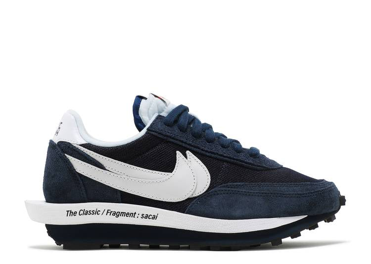 Nike Fragment Design X Sacai X LDV Waffle Blackened Blue'