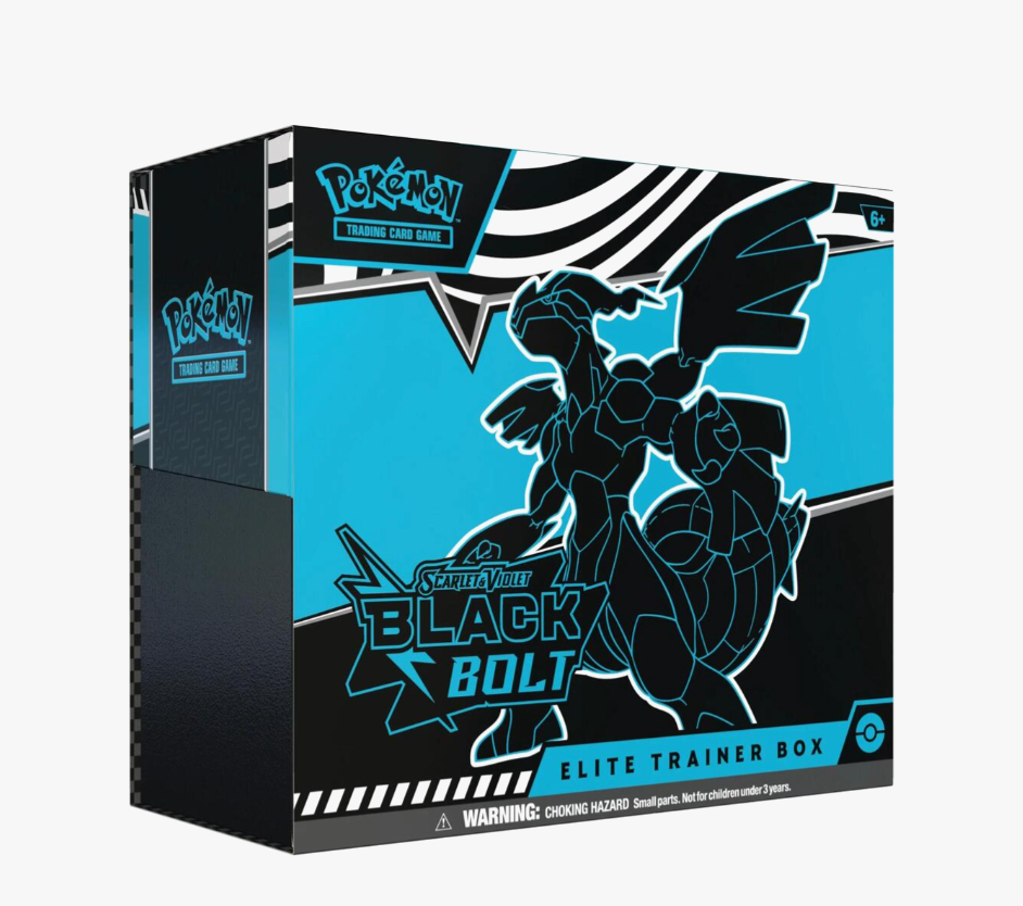 Pokemon Box-Black Bolt Elite Trainer Box - SV: Black Bolt (BLK)