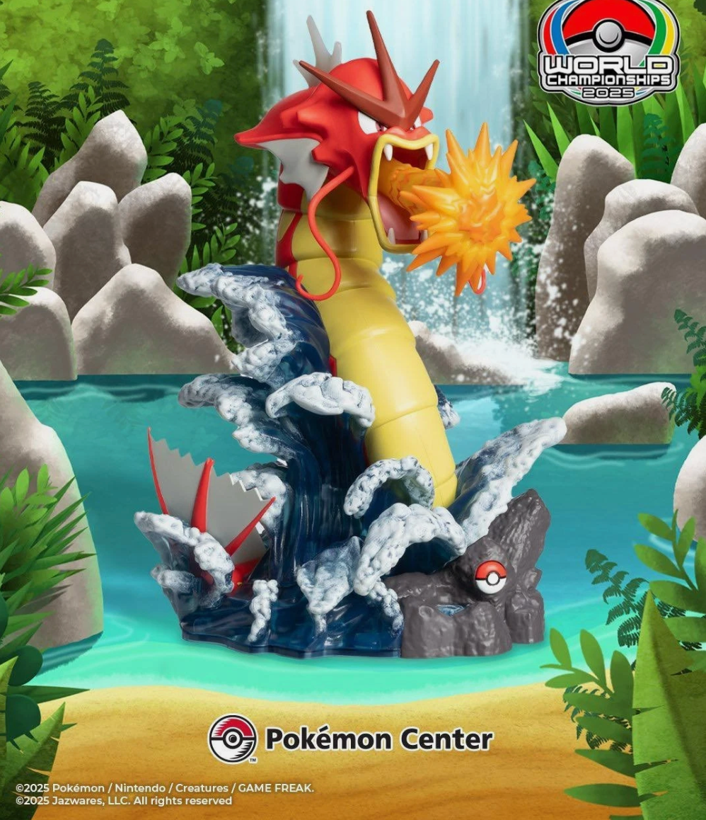 Pokemon World Championships 2025 Shiny Gyarados Deluxe Figure