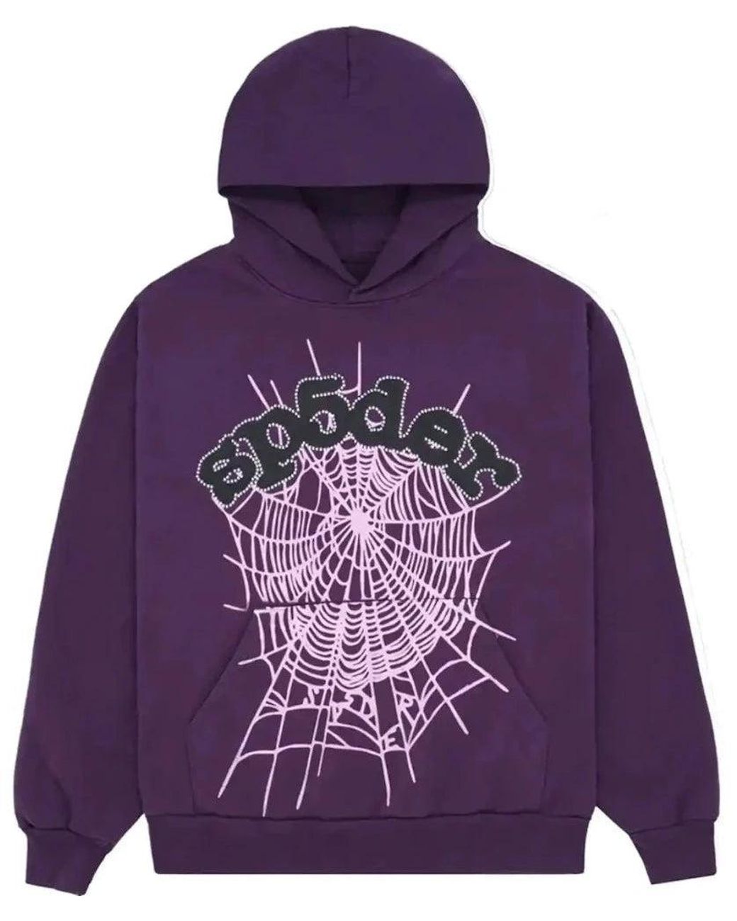 Sp5der Hooded Sweatshirt (Purple)