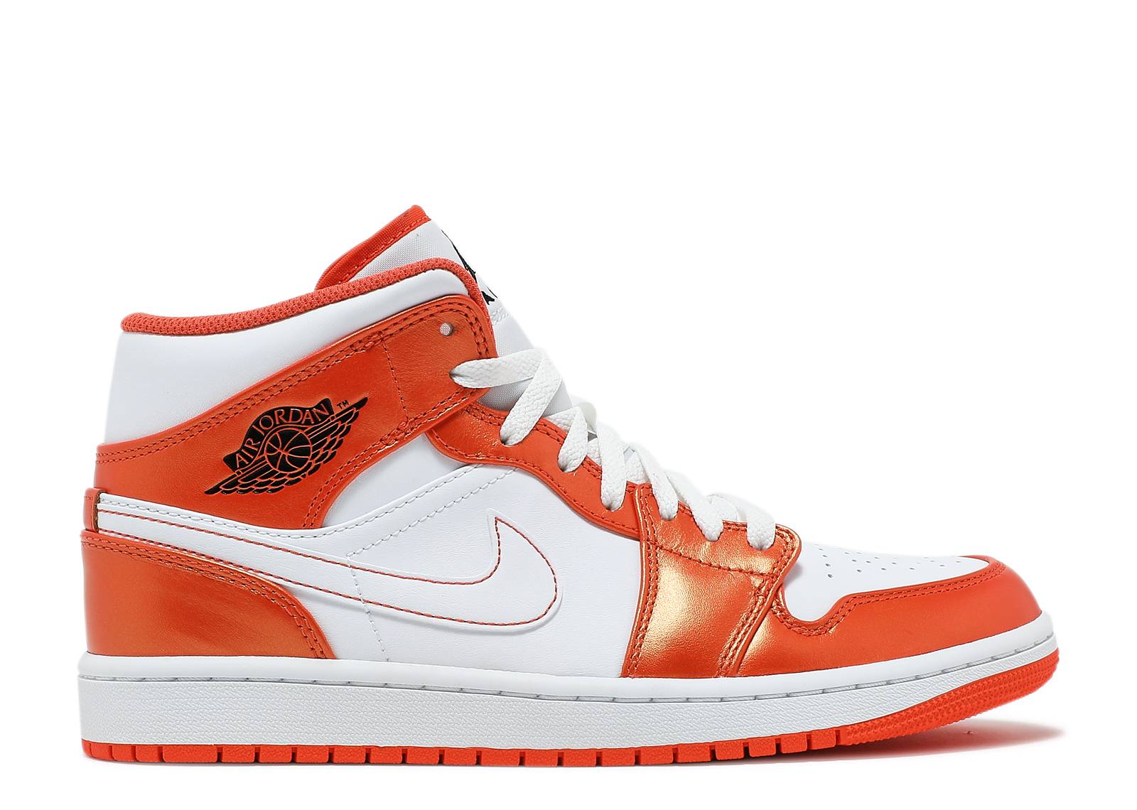 Air jordan 1 mid gs orange online