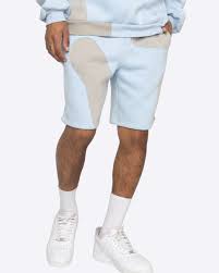 EPTM X PASCAL Marble Shorts (Light Blue)