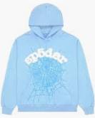 Sp5der Hooded Sweatshirt (Sky Blue)