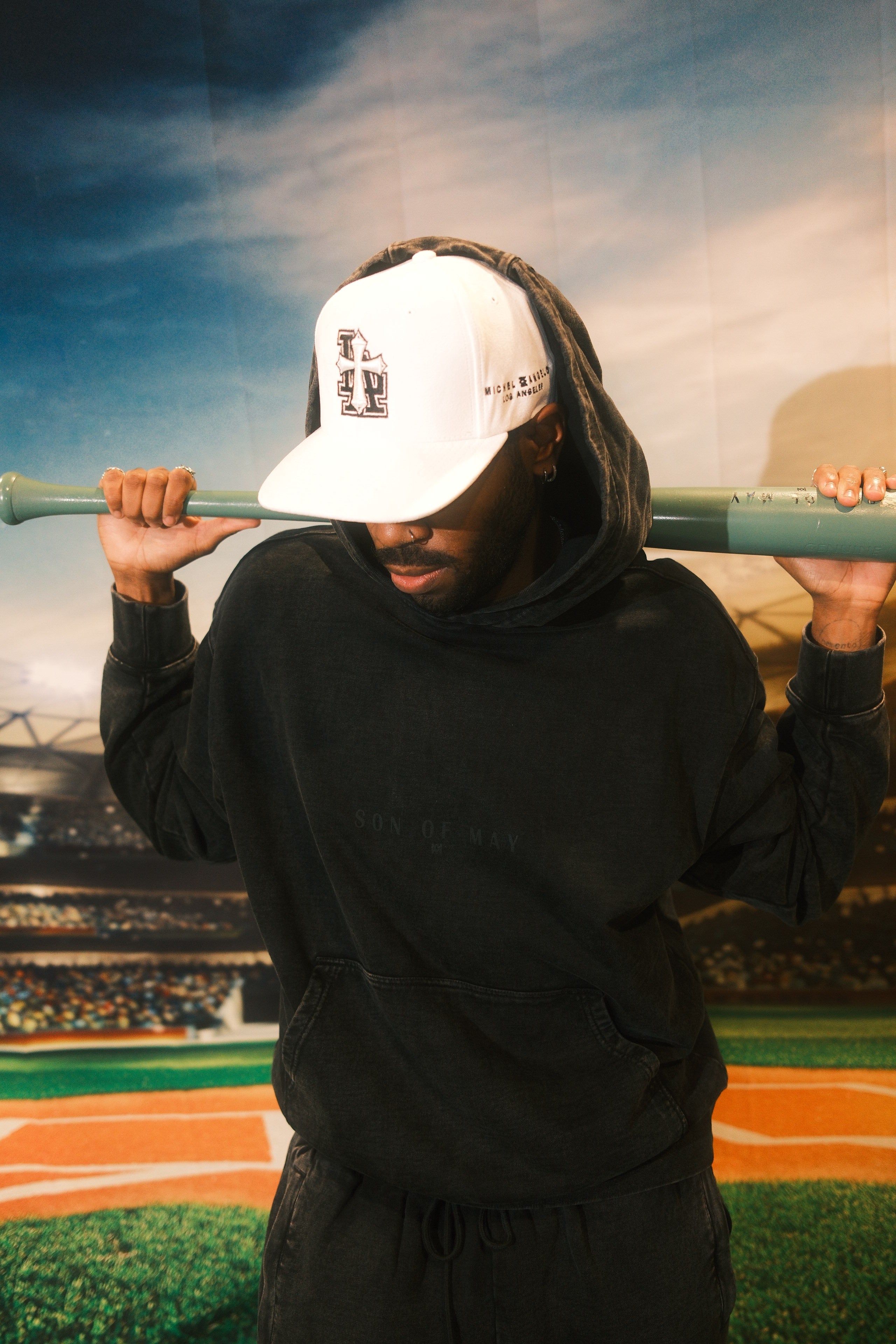 Son Of May Hoodie (Washed Black)