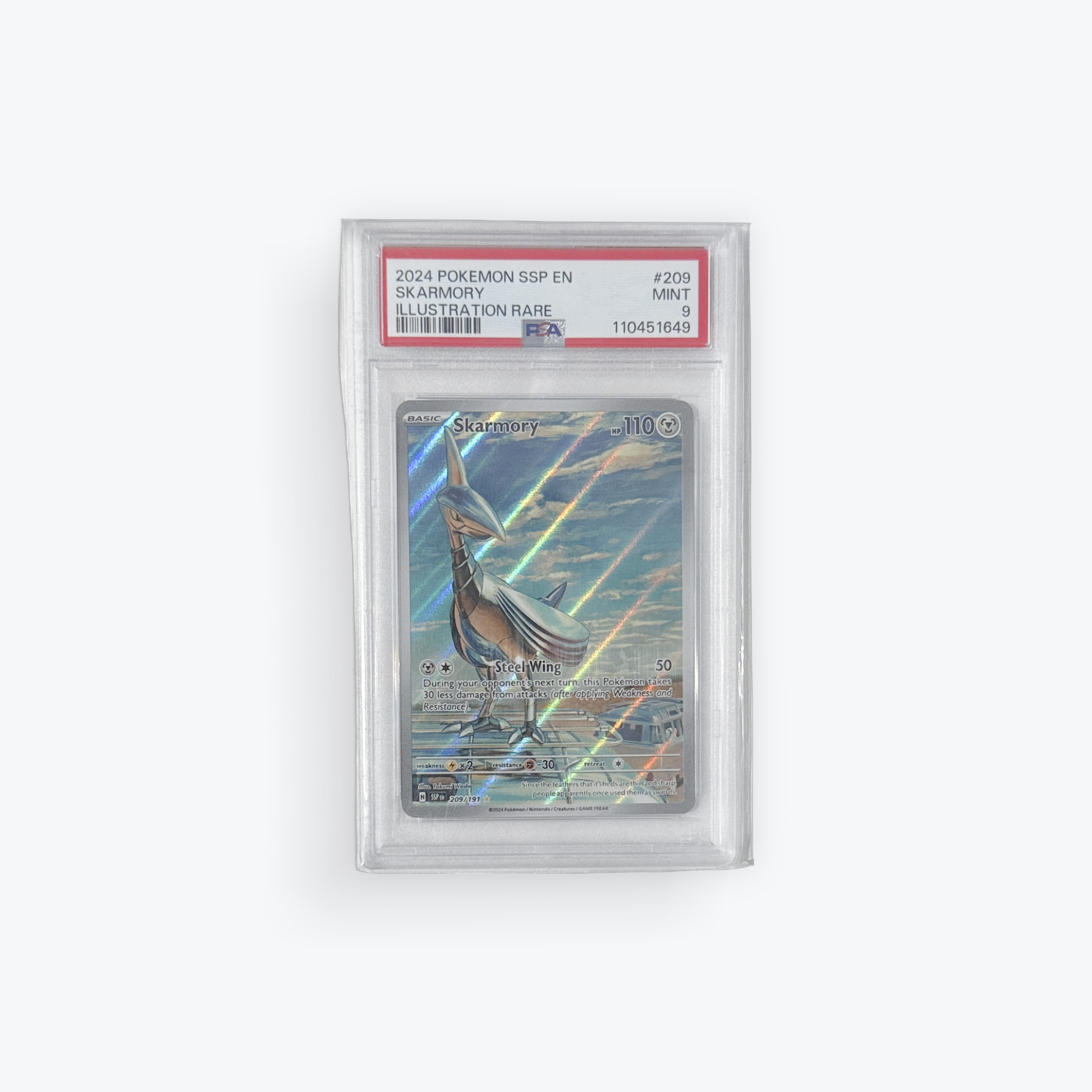 Skarmory - 209/191 - SV08: Surging Sparks (SSP) Mint 9
