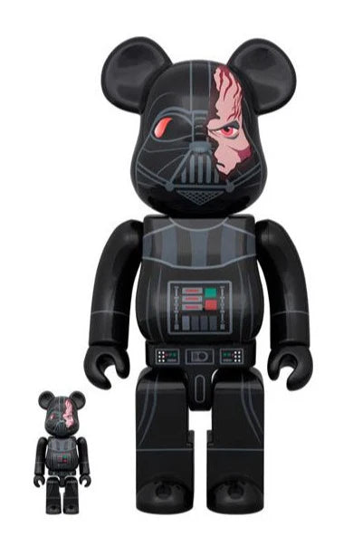 BE@RBRICK Darth Vader Damaged Ver 100％ & 400％