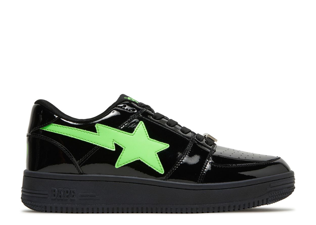 THE WEEKND X XO BAPESTA LOW M2 'BLACK NEON GREEN'