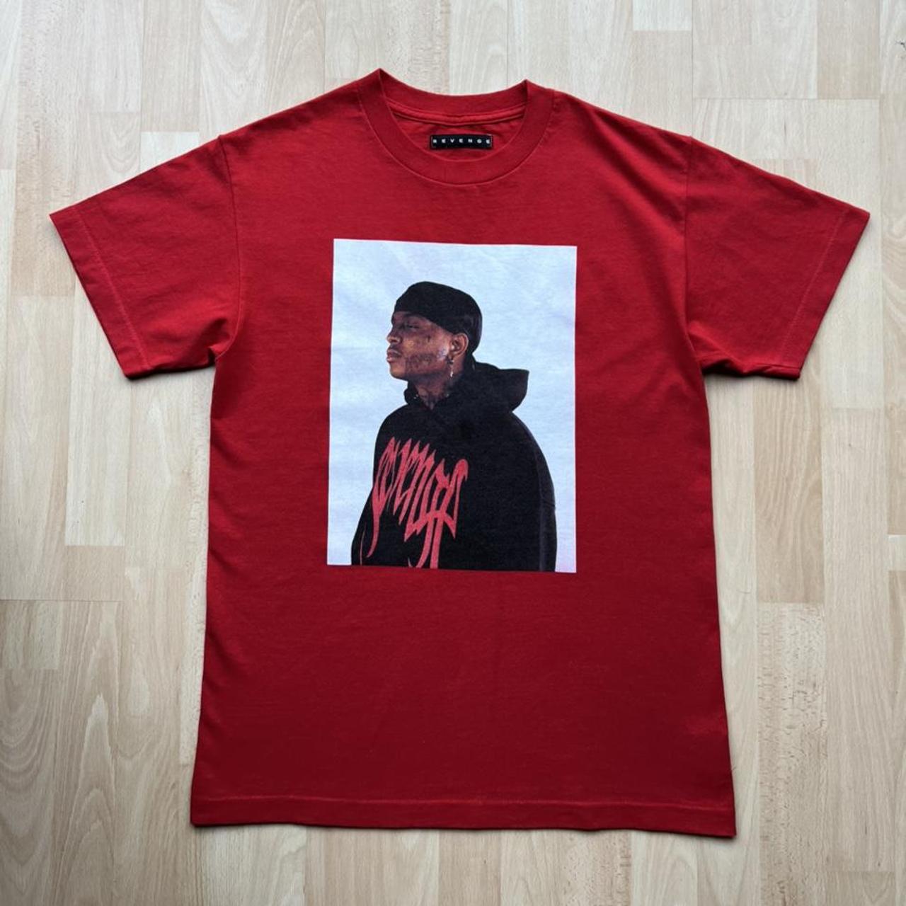 REVENGE X SKI MASK THE SLUMP GOD T-Shirt (RED)
