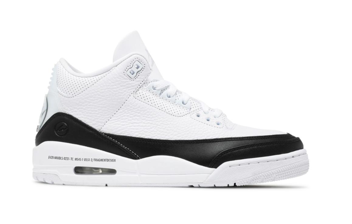 Fragment Design X Air Jordan 3 Retro SP 'White'