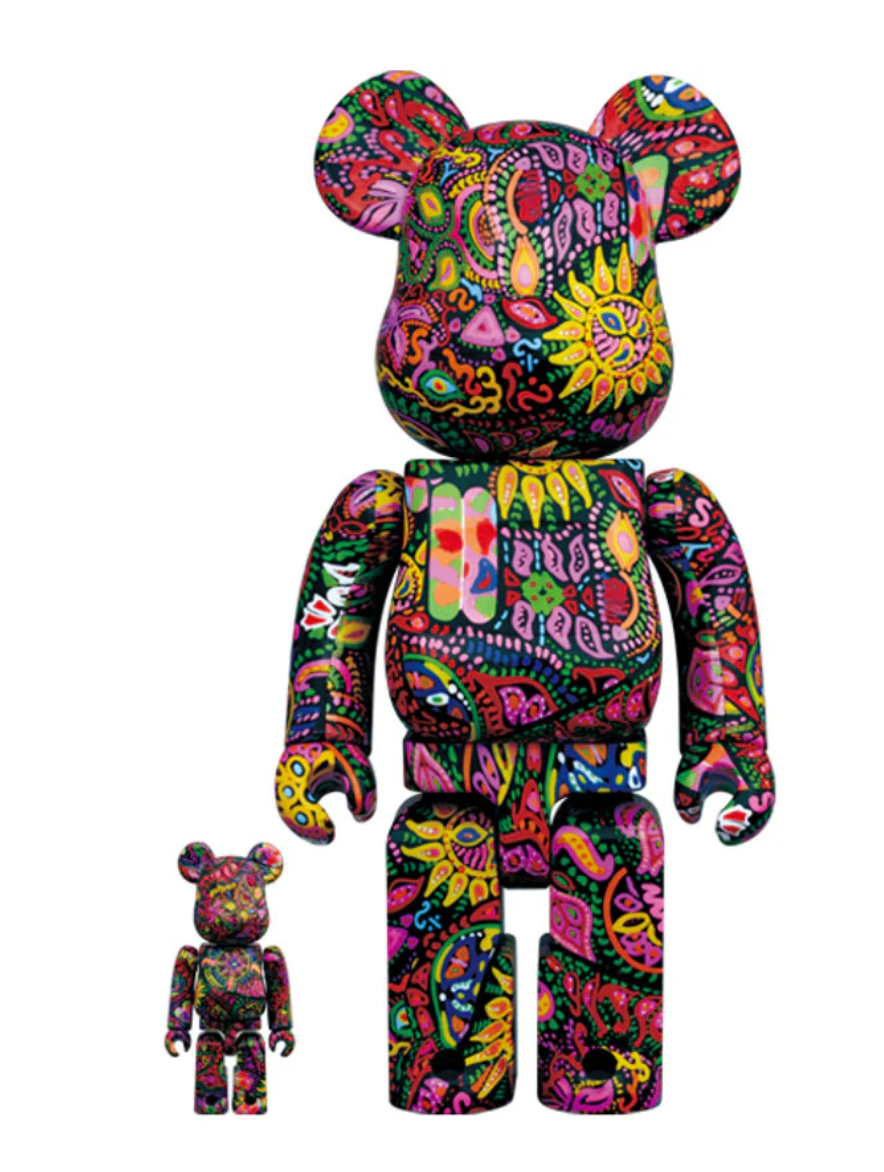 BE@RBRICK PSYCHEDELIC PAISLEY 100% & 400%