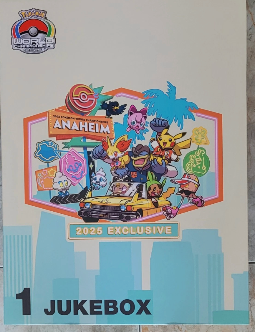 Pokemon World Championships Jukebox Anaheim Worlds 2025 Center Exclusive