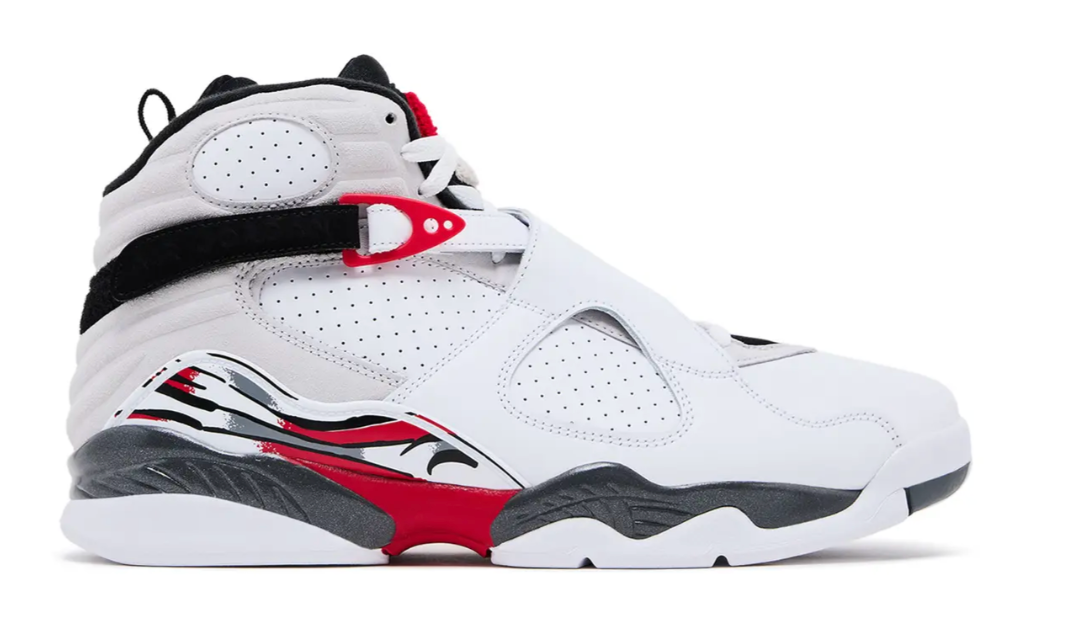 Jordan 8 Retro  White and True Red (Bugs Bunny 2025)