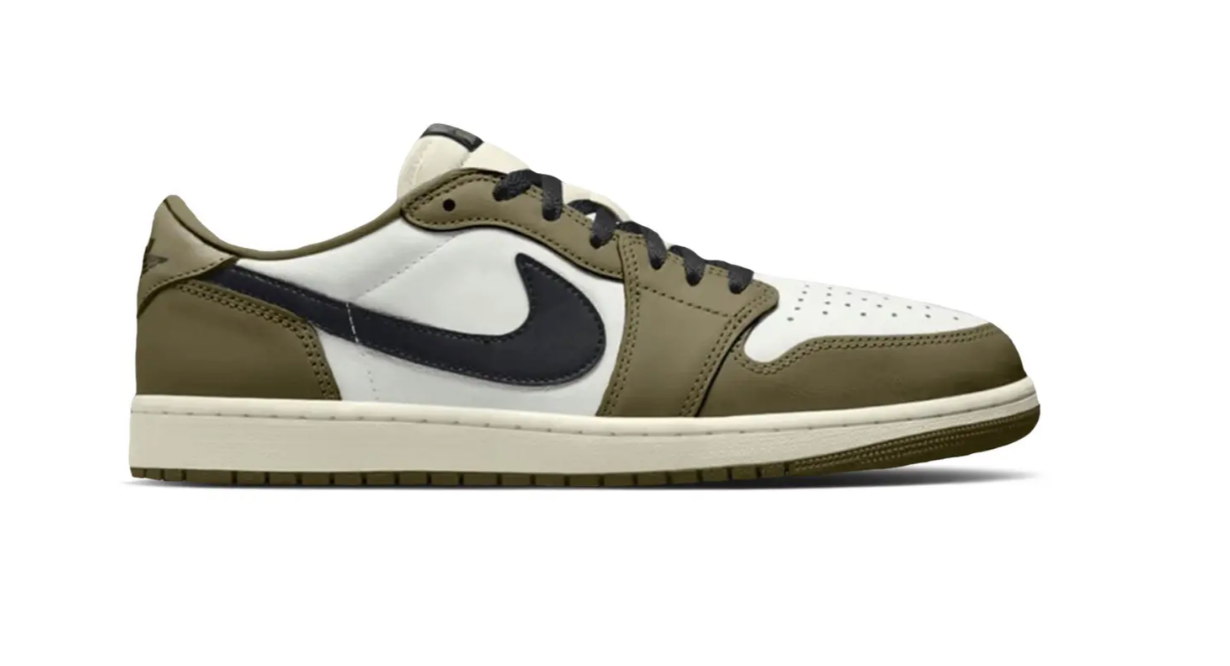 Jordan 1 Retro Low OG 'Medium Olive'