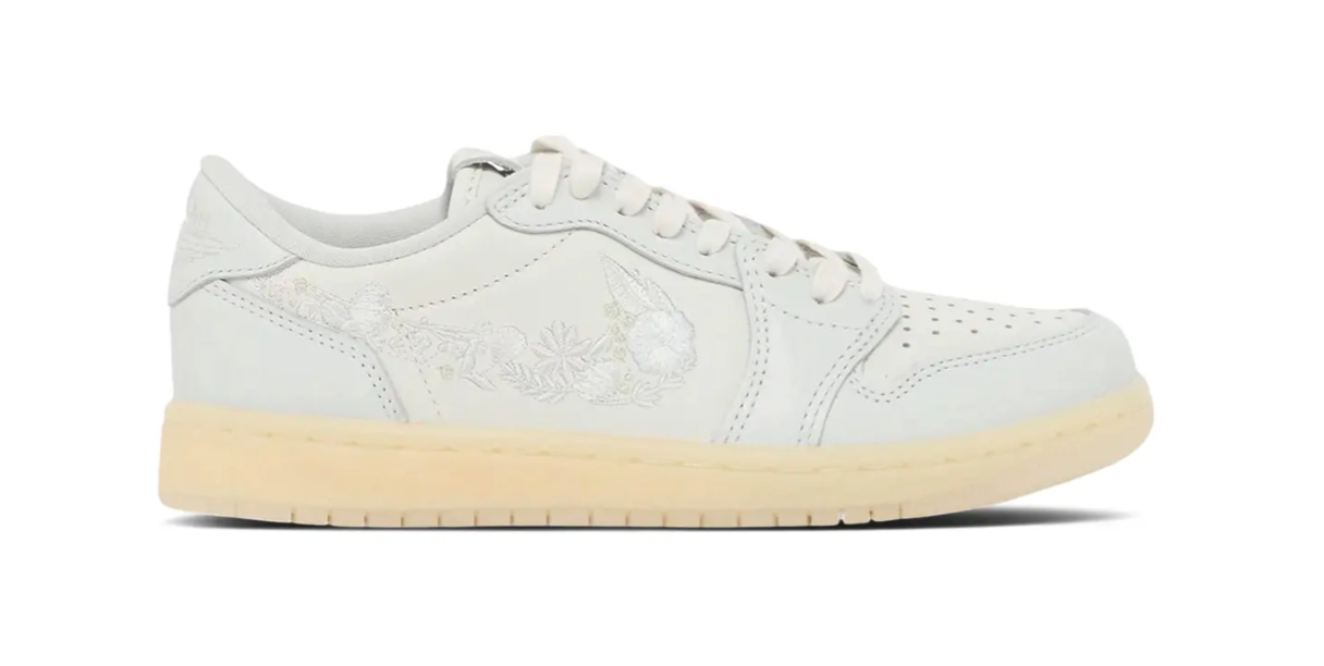 Jordan 1 Retro Low OG 'Rabbit Floral Swoosh'