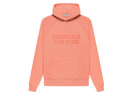 Essential Fear Of God Hooded Sweatshirt (Coral)