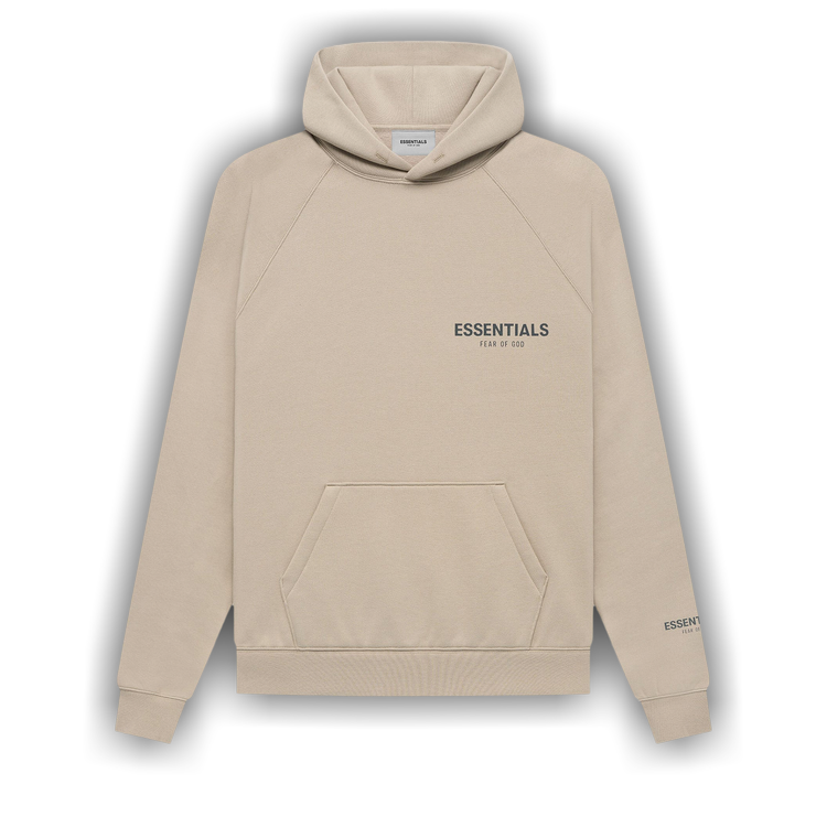 Essentials Fear Of God Hooded Sweatshirt (Tan)
