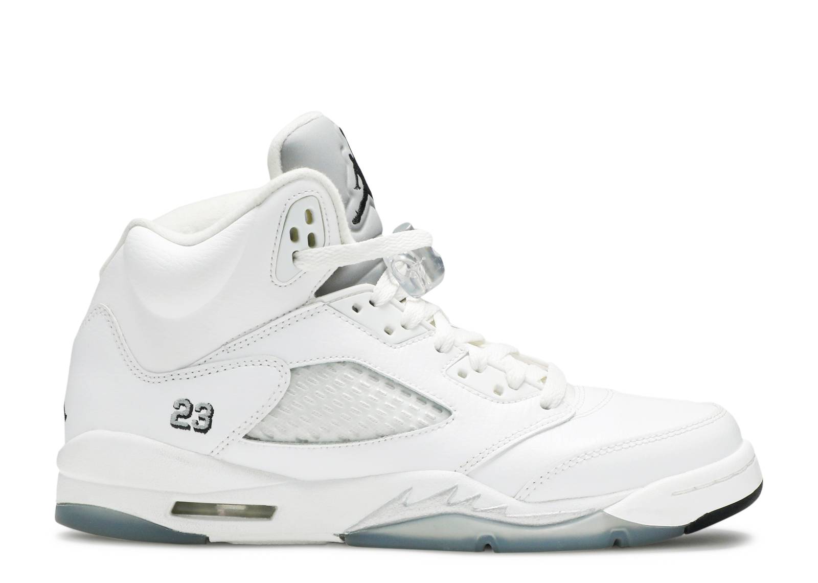 Air Jordan 5 Retro BG Metallic White