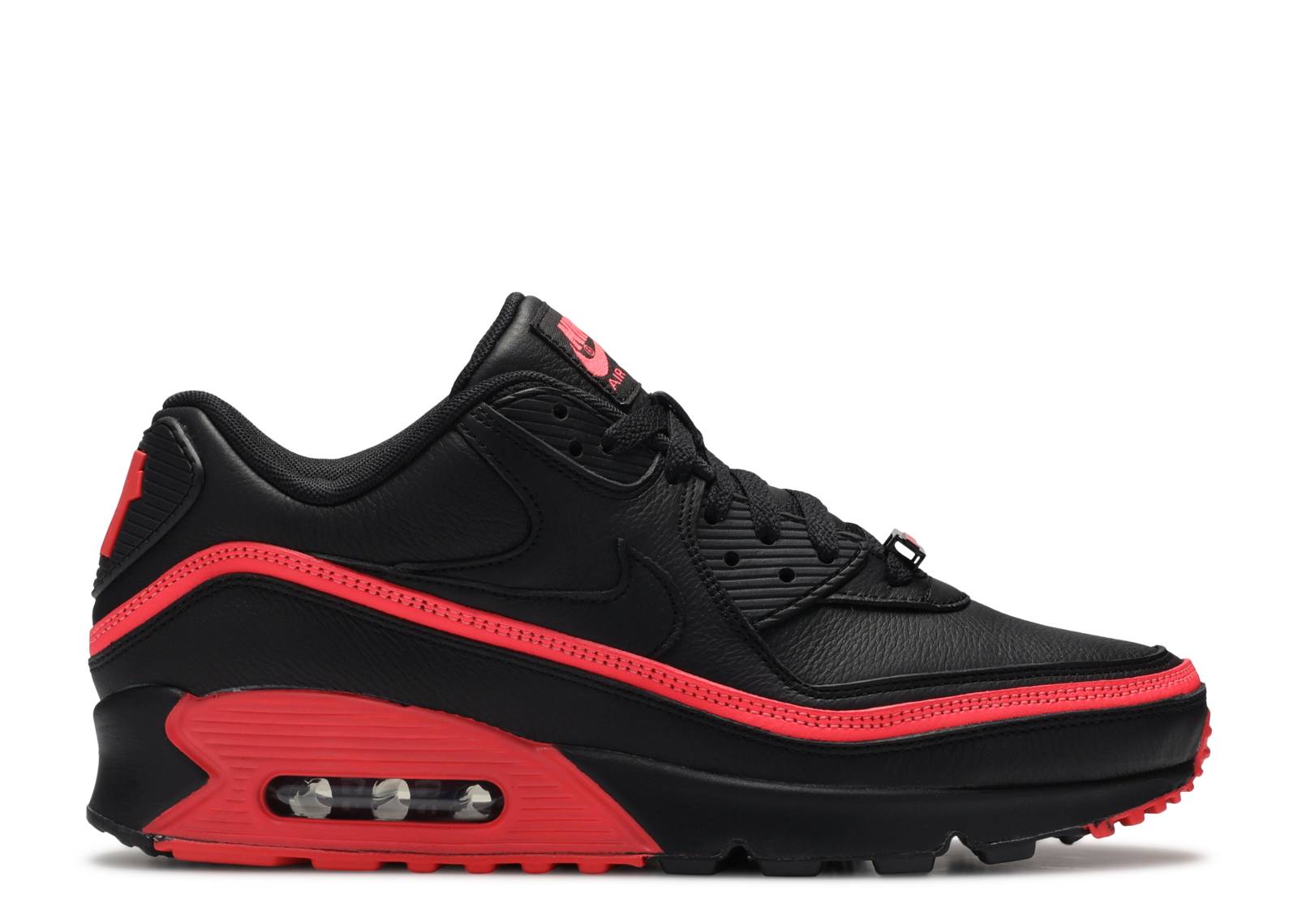 Undefeated x Air Max 90 Black Solar Red