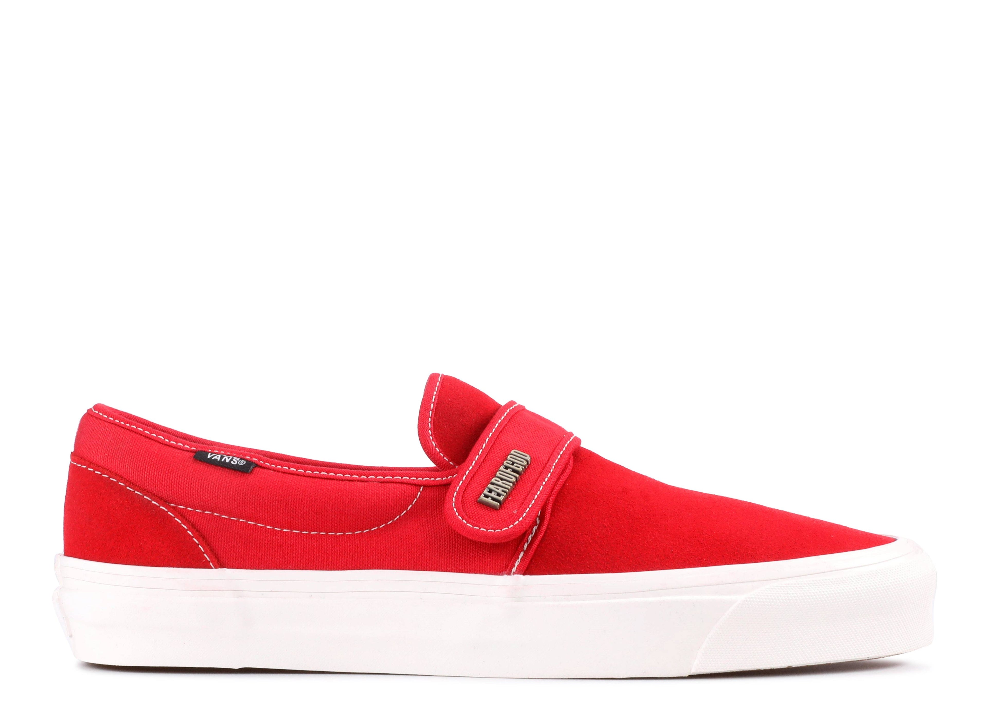 Fear of God x Slip-On 47 DX Collection 2 Red