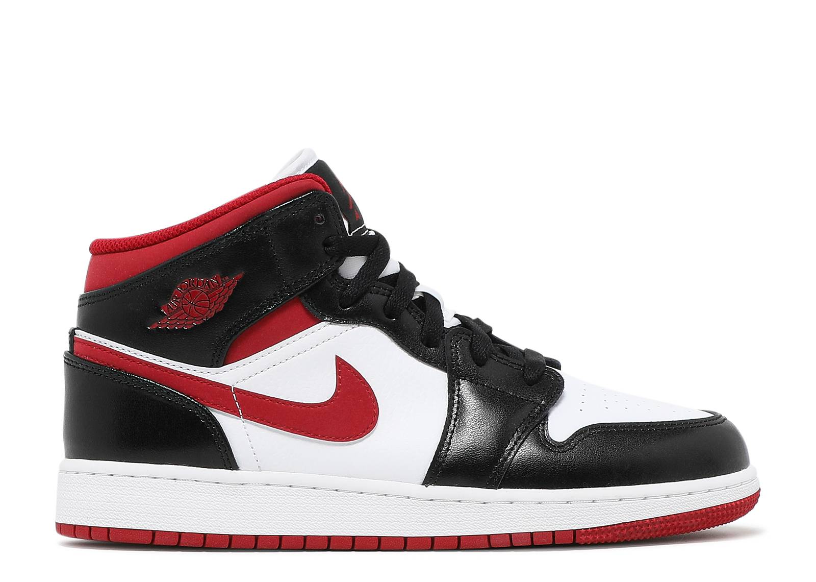 Air Jordan 1 Mid GS (Black Gym Red)