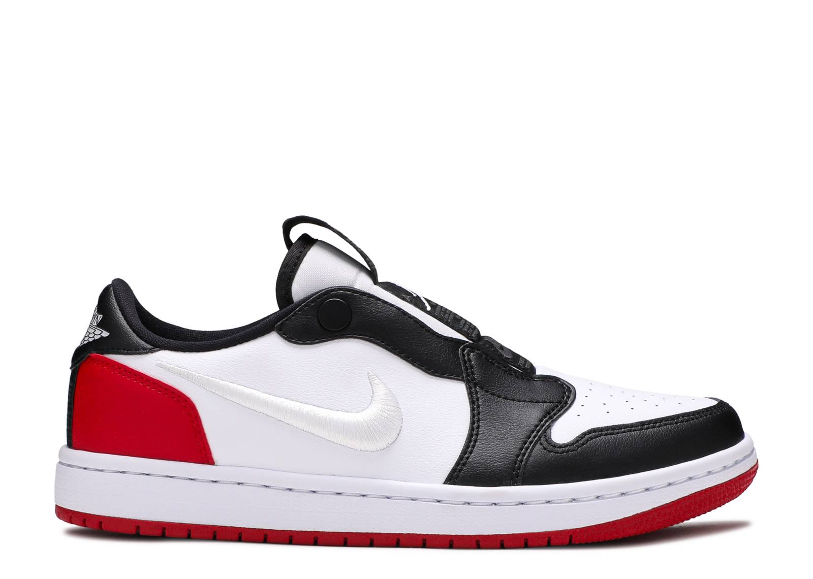 Wmns Air Jordan 1 Low Slip Black Toe