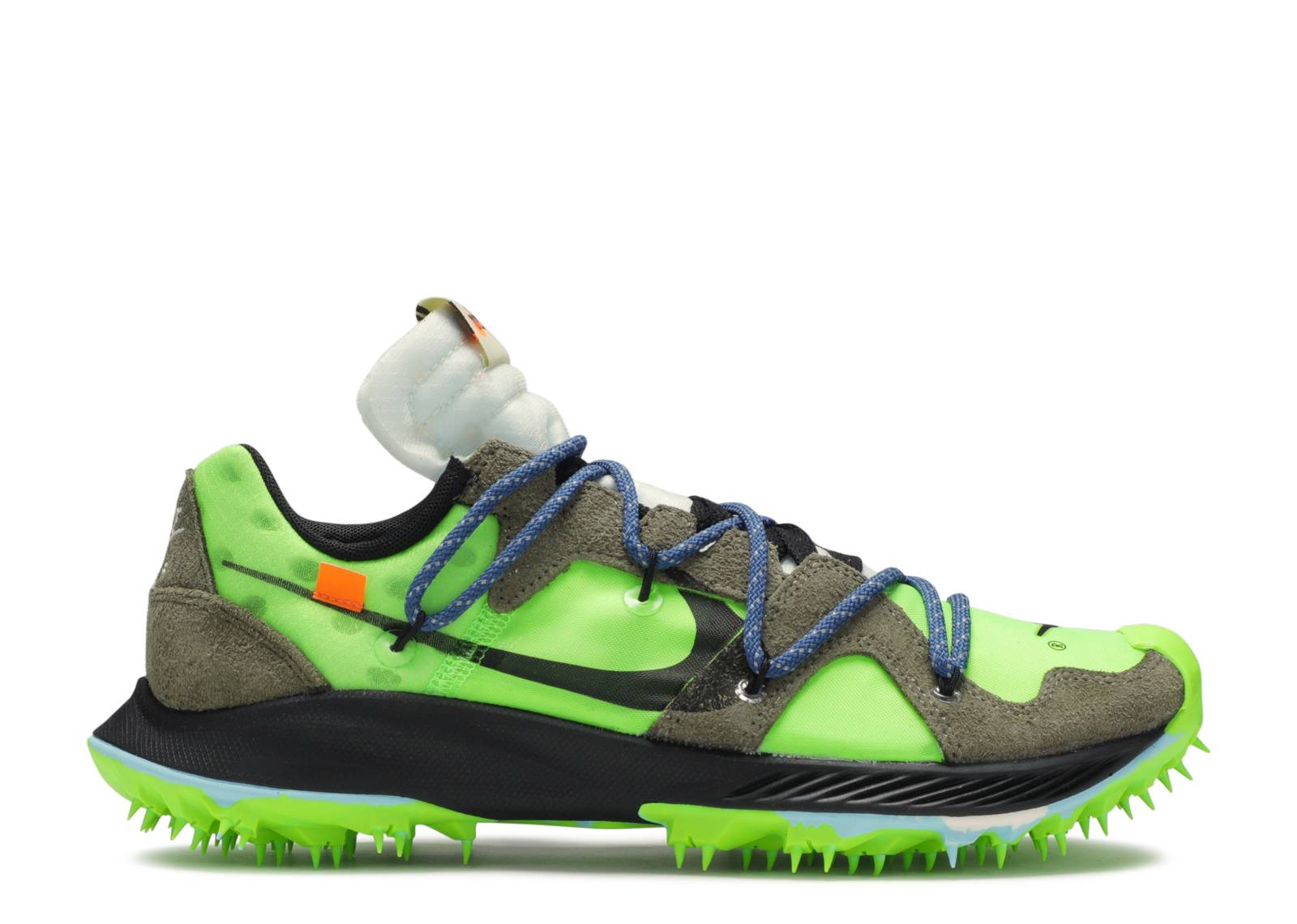 Off-White x Wmns Air Zoom Terra Kiger 5 Athlete in Progress - Electric Green
